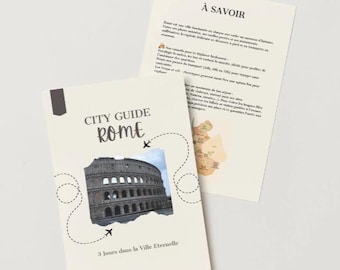 Guía de viaje de fin de semana a Roma | Itinerario de 3 días | Guía en PDF