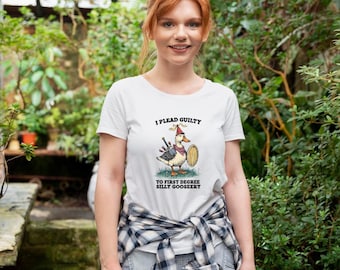 Funny Silly Goose T-Shirt: Unisex Chaotic Humor Tee