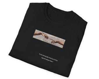Divine Connection Graphic T-Shirt: Unisex Softstyle Cotton Tee
