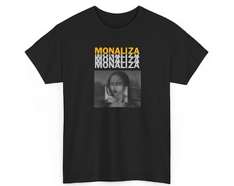 Modern Mona Lisa Graphic T-Shirt -Unisex Streetwear Tee