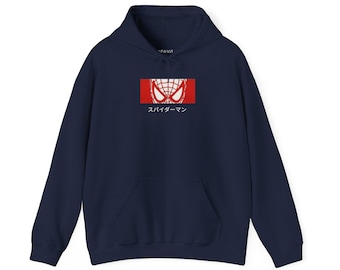 Spiderman Hero Hoodie, Red and White Design