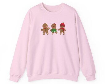 Gingerbread Christmas Crewneck Shirt | Holiday Cookie Tee