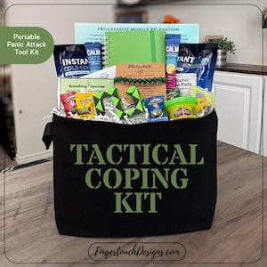 Tactical Coping Kit: Panic Attack Calm Kit, On-the-Go Calming Tools