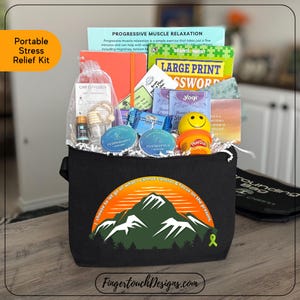 Portable Stress Relief Kit: Anxiety Tool Bag