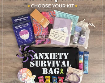 Anxiety Survival Kit | Anxiety Coping Tools Kit - Mental Health Bag