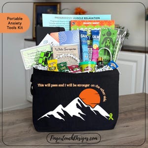 Portable Anxiety Relief Kit - Inspirational Healing Gift