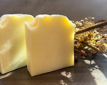 Nicht parfümierte Grass-Fed Bisontalg-Seife: Handgemachter Riegel für sensible Haut