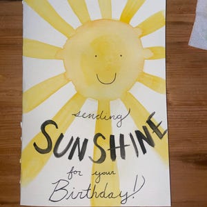 Handmade Greeting Card - Blank Inside - Thoughtful Card for Any Occasion