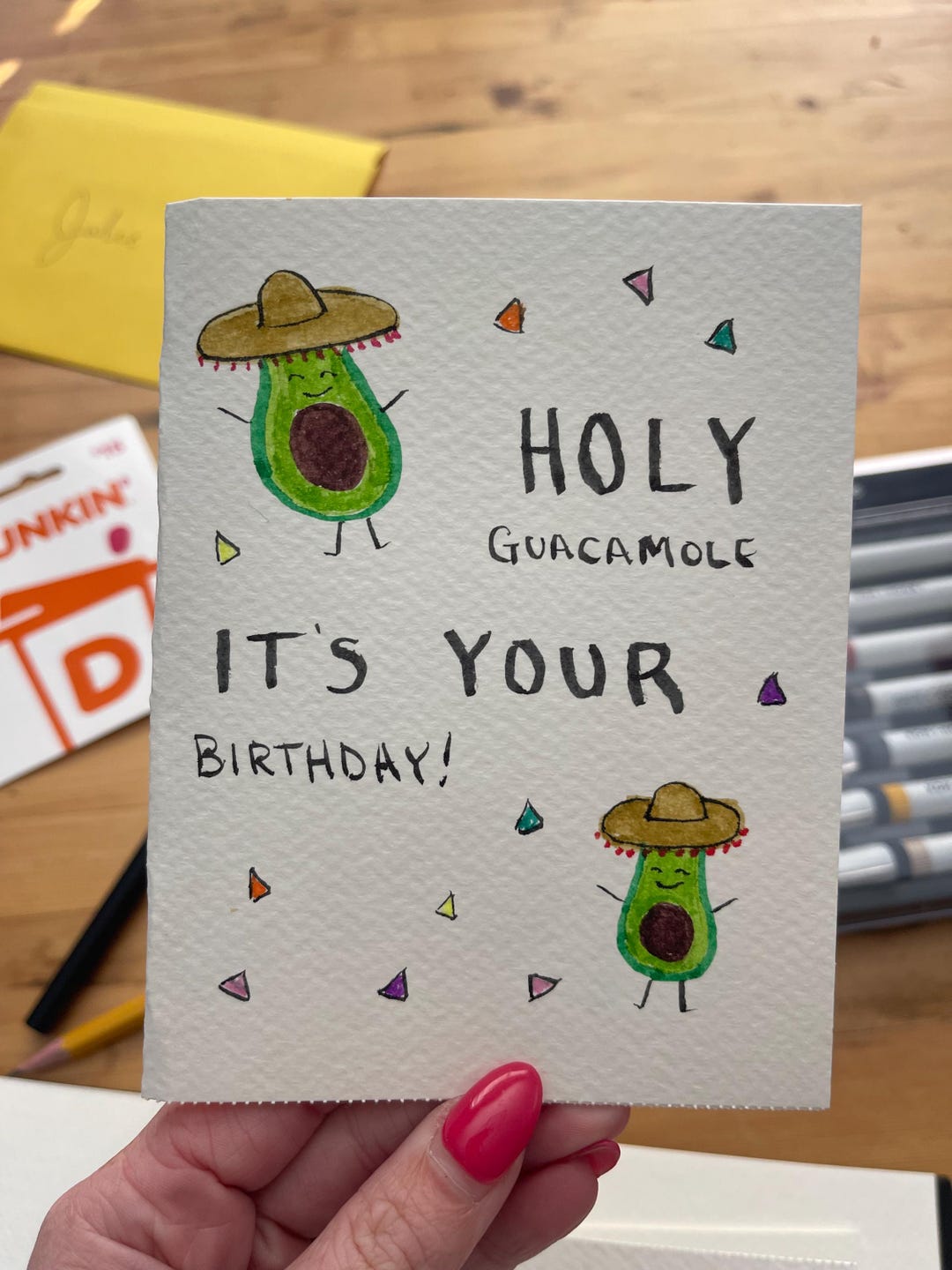 Handmade Greeting Card - Blank Inside - Thoughtful Card for Any ...