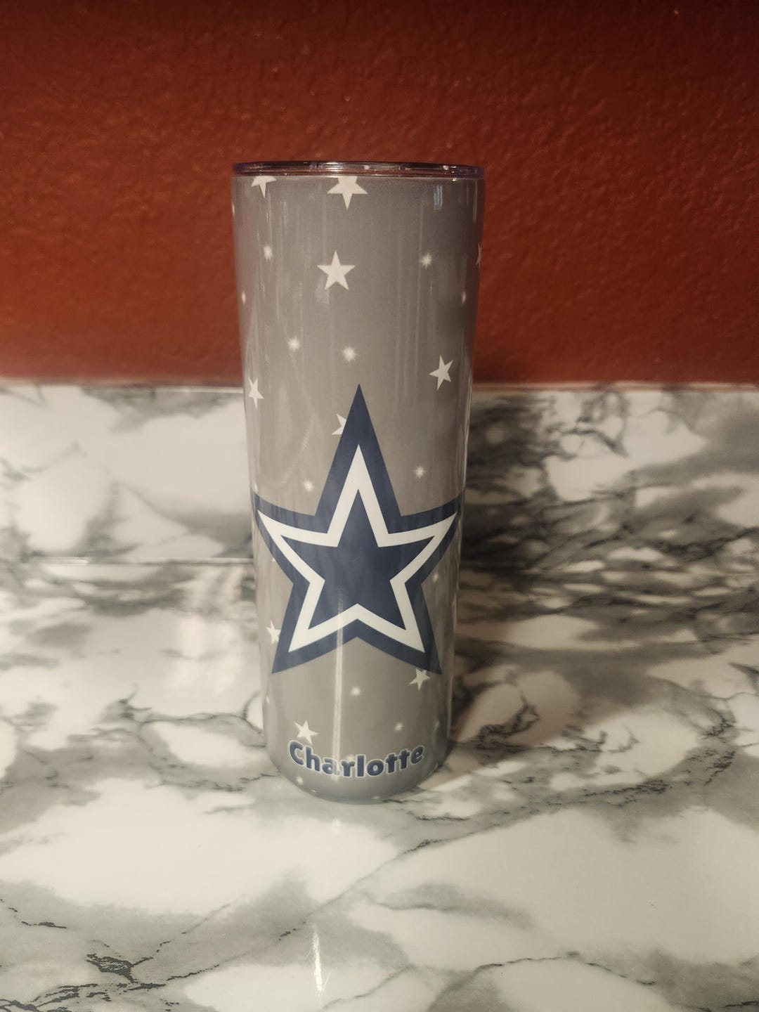 20oz Personalized Cowboys Tumbler - Etsy