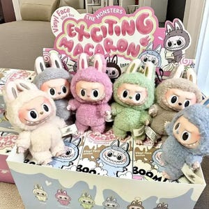 Labubu Doll | Labubu Plush – The Monsters Series v1 | Kawaii Collectible Macaron Blind Box | Cute Surprise Plush Toy Gift