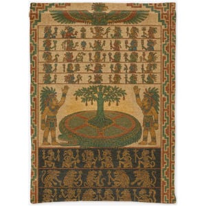 Maya Cosmology Tapestry | Codex World Tree Wall Art | Etherfolk image 2