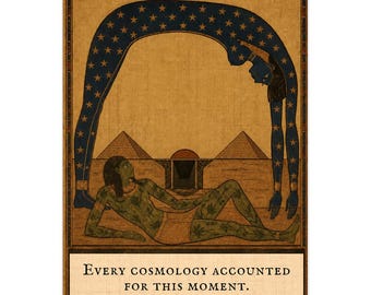 Spiritual Sympathy Card: Nut And Geb Egyptian Cosmology