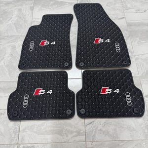 Leather Car Mats For Audi S4/ AudiS4  car mats