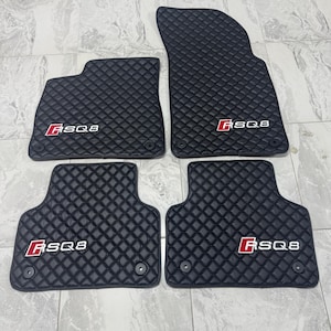 Custom Luxury Leather Car Mats for Audi RSQ8 / Q8 2018-2025 – Custom Fit, Waterproof Full Set