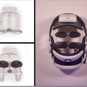 Meta Quest Wall Mount with Controller Holder
