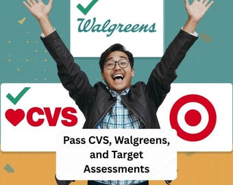 Interview and Assessment Prep Guide | Pass CVS, Target & Walgreens | Personality Test and Customer Service Answers (PDF)