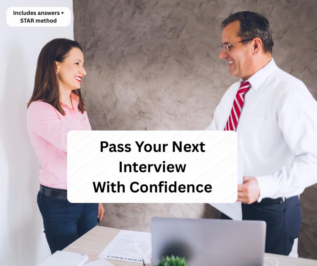 Interview Cheat Sheet PDF | Job Interview Prep Guide | STAR Method ...