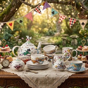 Alice in Wonderland Teapot Paul Cardew - Etsy
