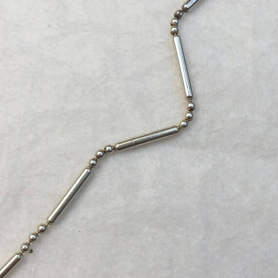 Vintage Sterling Silver Chain Bracelet | Silver B… - image 3