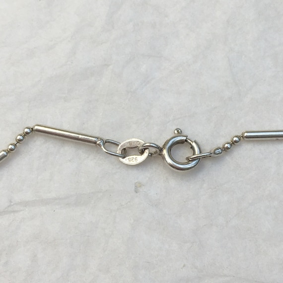 Vintage Sterling Silver Chain Bracelet | Silver B… - image 4