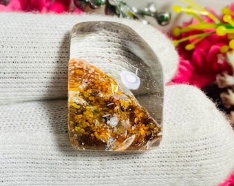 Garden Quartz Cabochon: Fancy Gemstone, 21x29x11mm, 60 Carat
