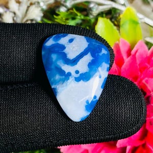 Attractive Plume Agate Natural Cabochon Gemstone Amazing Quality For Making Jewelry Shape Fancy 19X26X5MM 15.00 Carat