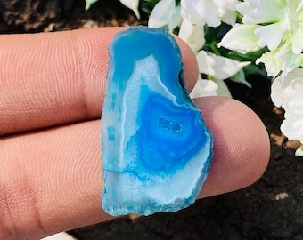 Natural Agate Slice Cabochon Gemstone Amazing Quality For Making Jewelry Shape Fancy