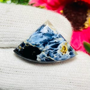 Top Quality Pietersite Cabochon Gemstone 100% Natural For Making Jewelry Shape Triangle 19X29X5MM 15.00 Carat