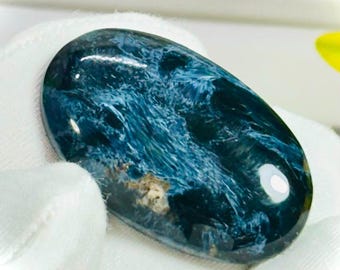 Pietersit Cabochon: Naturlig ädelsten för smyckestillverkning, 31X19X5MM 26.25 CT