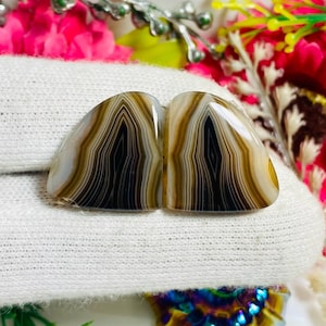 Sulemani Hakik Achat Cabochon: Ausgefallener Edelstein, 20X21X4MM, 30.00 CT