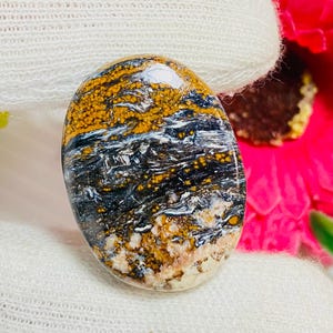 Attractive Rare Quality Pietersite Cabochon Gemstone 100%Natural Gemstone For Making Jewelry Shape Oval 29X22X6MM 40.00 Carat