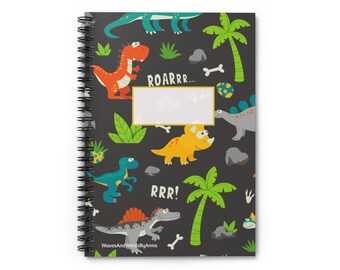 Bezaubernder Dinosaurier Spiralblock