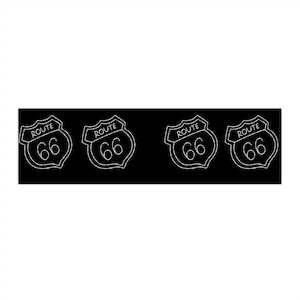 Vintage Route 66 Bumper Stickers, Classic Car Decor, Road Trip Essentials, Travel Gift, Retro Wall Art