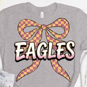 Beunruhigte Adler Bogen 3 PNG, trendiges Adler-Maskottchen PNG, Adler Mama-Shirt-Design, Adler-Fan, Adler-Maskottchen Digital, Trendy Team