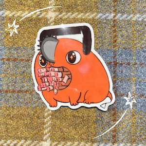 Pochita Chainsaw Man Sticker!