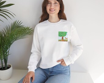 The Bashful Deer Company Sweatshirt | Tree Deer Fawn