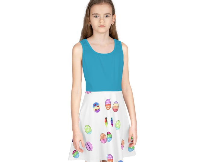 Easter Egg Pattern Dress | Girls Sundress