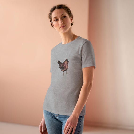 Easter Musings Chicken and Bunny Tee | Hand drawn Illustration