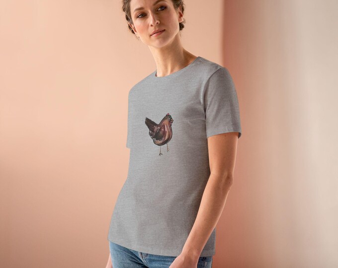 Easter Musings Chicken and Bunny Tee | Hand drawn Illustration