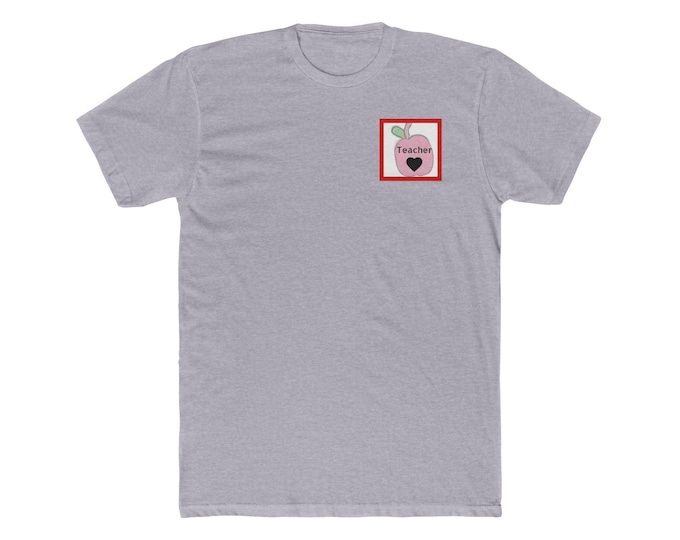 Apple Teacher Quote Tee | Teacher Appreciation Shirt, Educational Poem Design