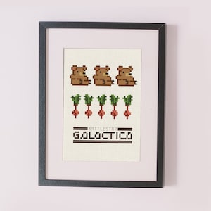 PATTERN | Bears Beets Battlestar Galactica The Office cubicle decoration counted cross stitch pattern