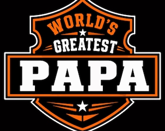 Il papà più bravo del mondo PNG SVG, design divertente per maglietta da papà (download digitale)