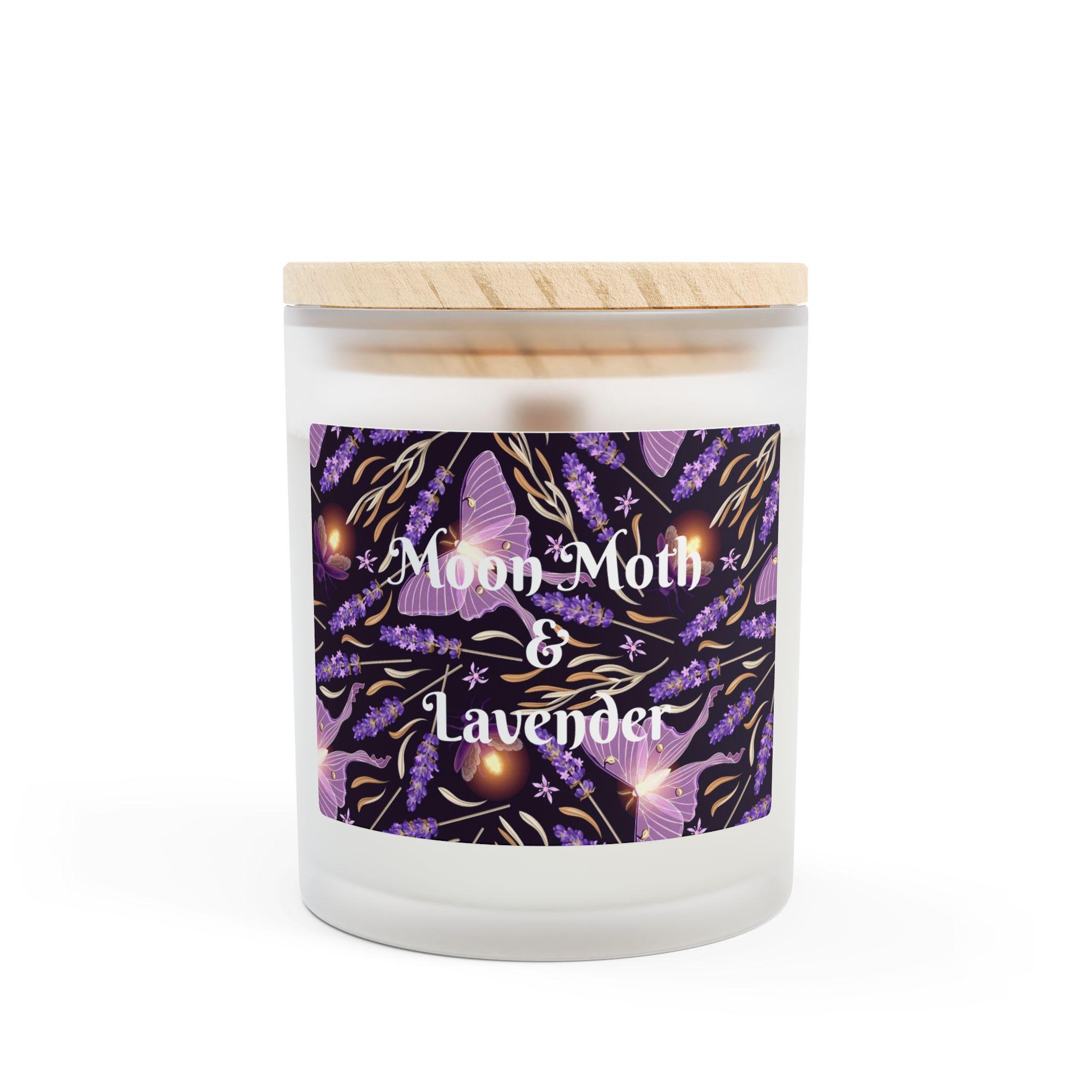 Lavender Moon Moth Candle, Scented Home Decor, Aromatherapy Gift, Relaxation Candle, Eco-Friendly Candle, Unique Candle for Occasions
