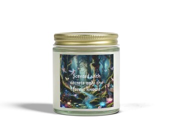 Forest Secrets Scented Candles, Aromatherapy Candles, Relaxing Home Decor, Gift for Nature Lovers, Eco-Friendly Candle