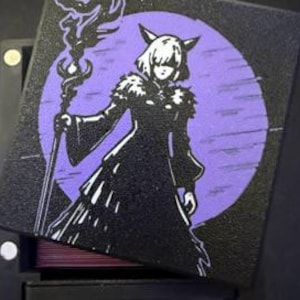 Y&#39;shtola themed MTG Commander Deck Box (Final Fantasy)