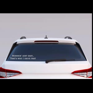 Car decal for moms