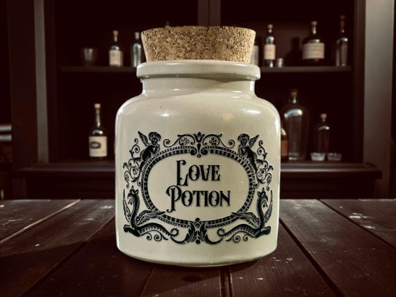 Love Potion apothecary jar