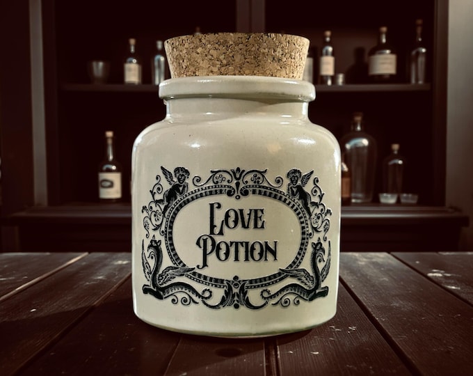 Love Potion apothecary jar