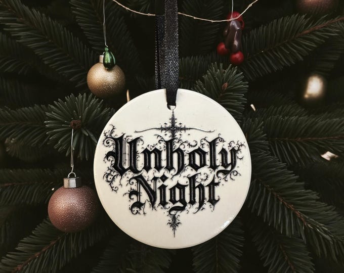 Unholy Night Ceramic bauble